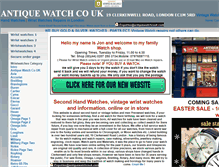 Tablet Screenshot of antiquewatchcouk.com